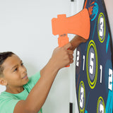 NERF Lumberjack Toss Axe Throw - Back-of-Door Axe Tossing Target with 2 Foam Axes - Great for Game Rooms or Kids Bedrooms EastPoint Sports