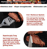 ROMANTICIST 20pc Heavy Duty BBQ Grill Tool Set in Case - The Very Best Grill Gift for Father's Day and Christmas - Professional BBQ Accessories Set for Outdoor Cooking Camping Grilling Smoking ROMANTICIST