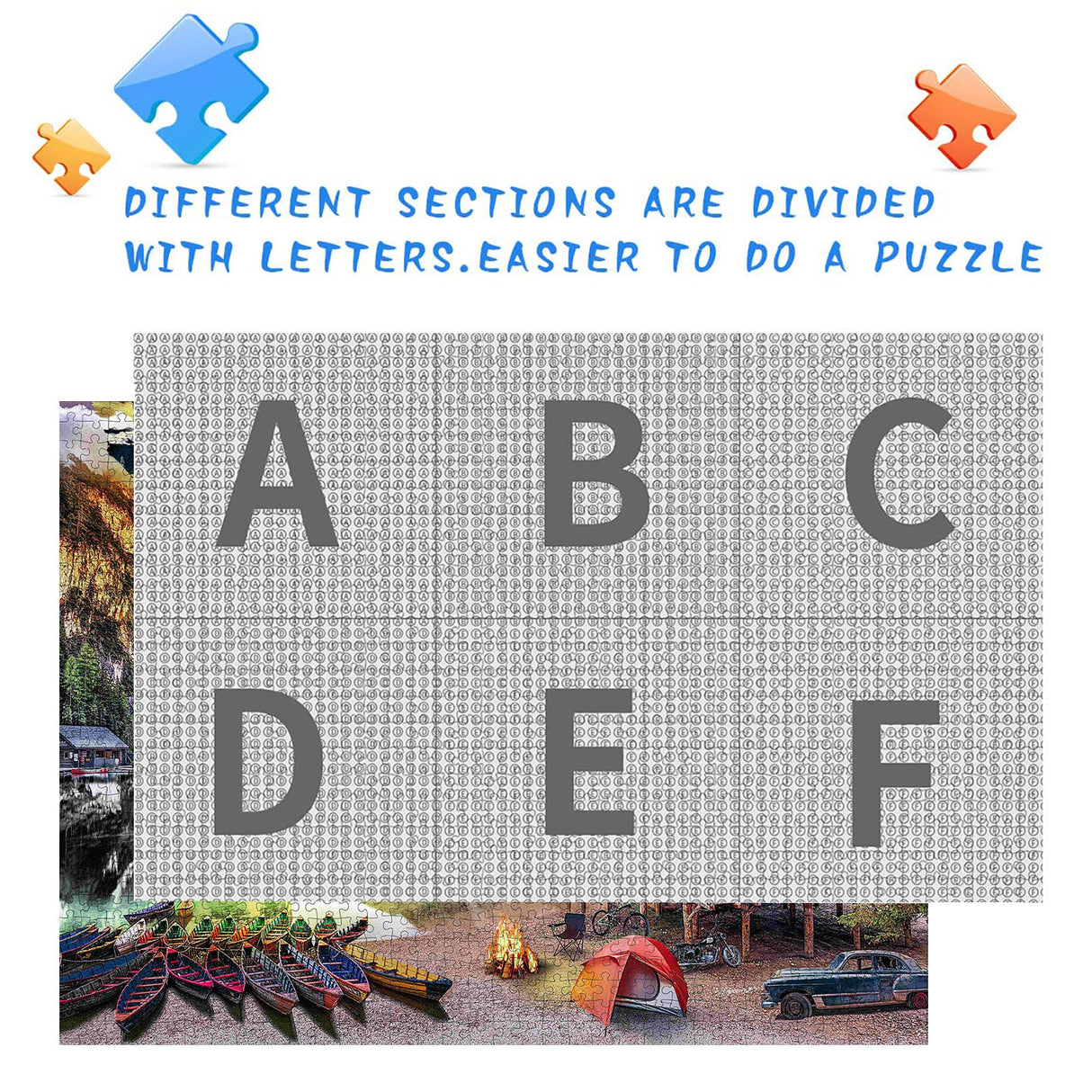 Jigsaw Puzzles 2000 Pieces for Adults, Families Lakeside View Pieces Fit Together Perfectly Nattork