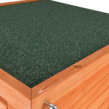 TRIXIE Small Pet House, Wooden Outdoor Shelter, Weatherproof Pet Home, Ideal for Cats, Rabbits, Bunnies, Guinea Pigs, Brown TRIXIE