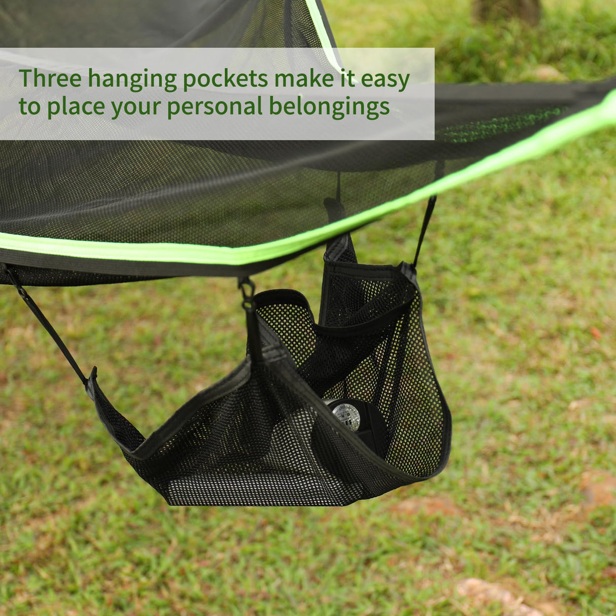 LACE INN Triangle Hammock, 13ft Camping Hammock with 3 Ratchet Tie Down Straps and Storage Bag, 3 Point Hammocks Portable Max 800 Lbs for 2-3 Adult Kid, Multi Person Tree Hammock for Outside Travel LACE INN