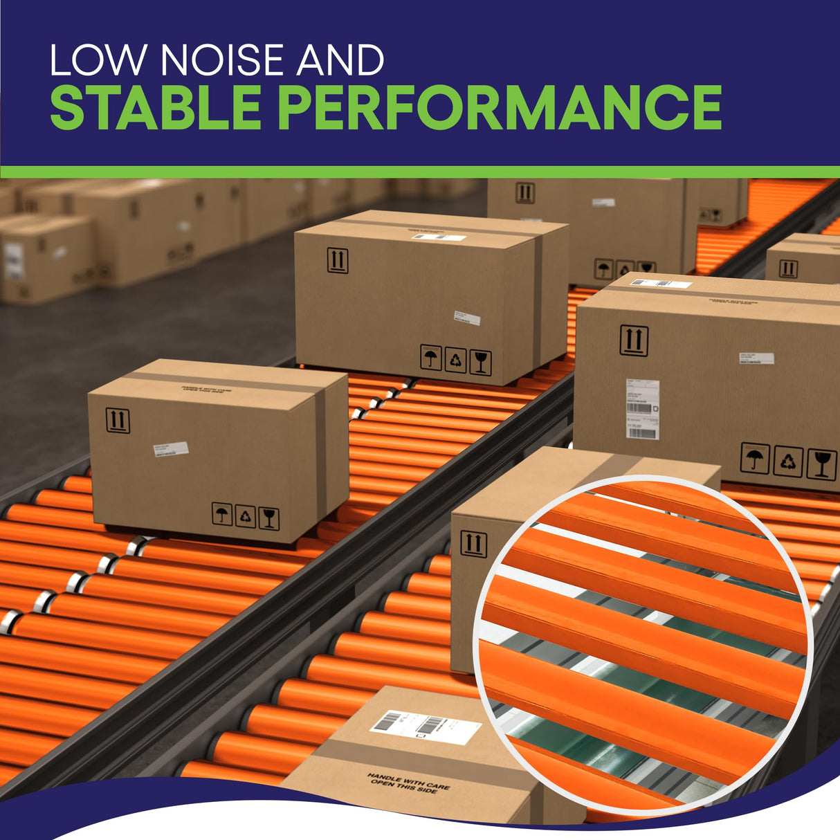 Ultimation 2 Pack Polyurethane Coated Roller with Bracket - Conveyor Rollers for Smooth Material Handling, Durable Construction - 1.5" Diameter Roller - 10" Between Frame, 9-7/16" Tube Length - 2 Set Ultimation