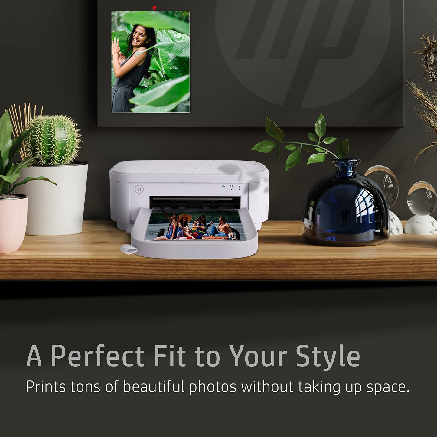 HP Sprocket Studio Plus 4x6" Wireless Instant Photo Printer – Wi-Fi, Premium Dye Sublimation, Compact - Prints Vibrant Color Pictures from iOS & Android Devices - Editing App for Fun, Creative Photos