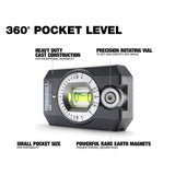 ToughBuilt 360 Degree Pocket Level - (TB-H2-L-4R) Black ToughBuilt