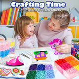 FUNZBO 12000 5mm Fuse Beads Kit Iron Set - Toys Gifts for Kids Crafts for Girls Ages 8-12, Arts and Crafts for Kids Ages 6-8, Gifts for Girls Boys Age 5 6 7 8 9 10 11 12 Year Old FUNZBO