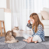 StepRite Runner Rug 2 x 6 ft, Washable Rugs, Hallway Runner Rugs, Kitchen Runner Rug Non Slip, Soft Runner with Rubber Backing for Kitchen, Hallway, Laundry, Bedroom, Living Room(Grey) StepRite