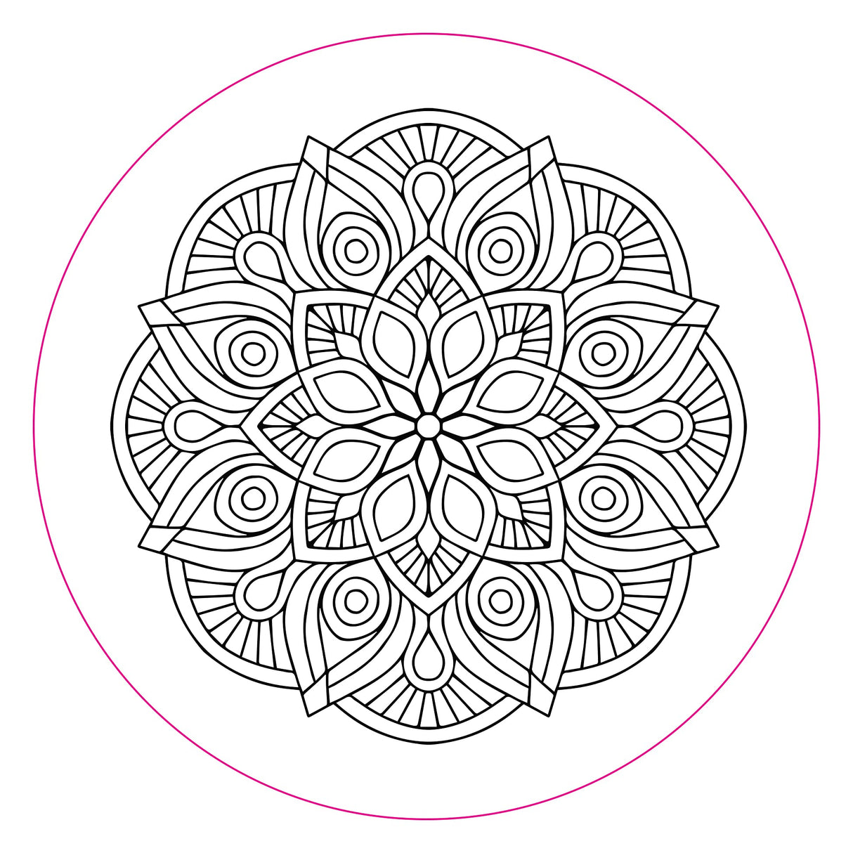 Mandalas Embroidery Transfers (set of 10 hoop designs!) PETER PAUPER PRESS