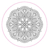 Mandalas Embroidery Transfers (set of 10 hoop designs!) PETER PAUPER PRESS