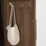 South Shore Acapella Wardrobe Armoire, Natural Walnut South Shore