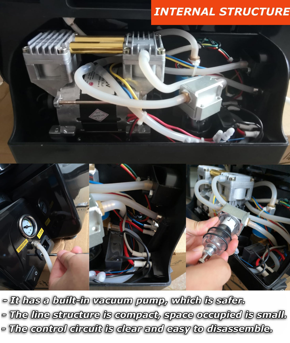 INTSUPERMAI 3D Vacuum Sublimation Heat Press Machine Muti-fuction Sublimation Machine Kit with 9 Pieces Rubber Clamp 2 Heat Resistant Tape for Mugs Transfering Printing 2800W INTSUPERMAI