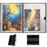 ALL4JIG Extra Large Puzzle Storage Folder Keeper for Jigsaw Enthusiasts - Space-Saving Organizer, Holds 20 Puzzles, 31.1x25.59x2.56 inches, HD Film Pockets Birthday Gifts for Mom & Grandma ALL4JIG