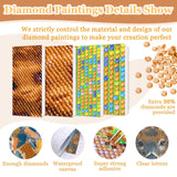 MAXBYE Deer Diamonds Painting Kits for Adults, Forest Deer Diamond Art Dots for Adults Beginners, 5D DIY Crystal Gem Art Painting with Diamonds Arts and Crafts for Wall Decor 12x16in MAXBYE