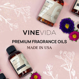 VINEVIDA [4oz] Mahogany Teakwood Fragrance Oil for Candle Making - Candle Fragrance Oil, Made in USA - Scents for Soap Making - Natural Candle Fragrance Oil - Soap Scents VINEVIDA