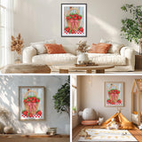 GHHKUD Strawberry Diamond Painting Kits for Adults, DIY 5D Summer Fruits Diamond Painting, Full Drill Flowers Diamond Art Kits Art Pictures Perfect for Relaxation and Home Wall Decor 30x40cm GHHKUD