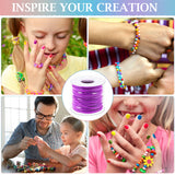 Plastic Lanyard String, Mckanti 12 Packs Plastic Lacing Cord Gimp String Kit for Keychain, Bracelets, Beading and Jewelry Making, DIY Craft Mckanti