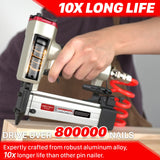 KEENTECH Pneumatic Pin Nailer 23 Gauge, Pin Nail Gun with 2160pcs 1/2" to 1-3/8" Pin Nails, Headless Air Micro Pinner with Dual Safety Trigger for Cabinets, Interior Decoration, Windows, Crafts KEENTECH