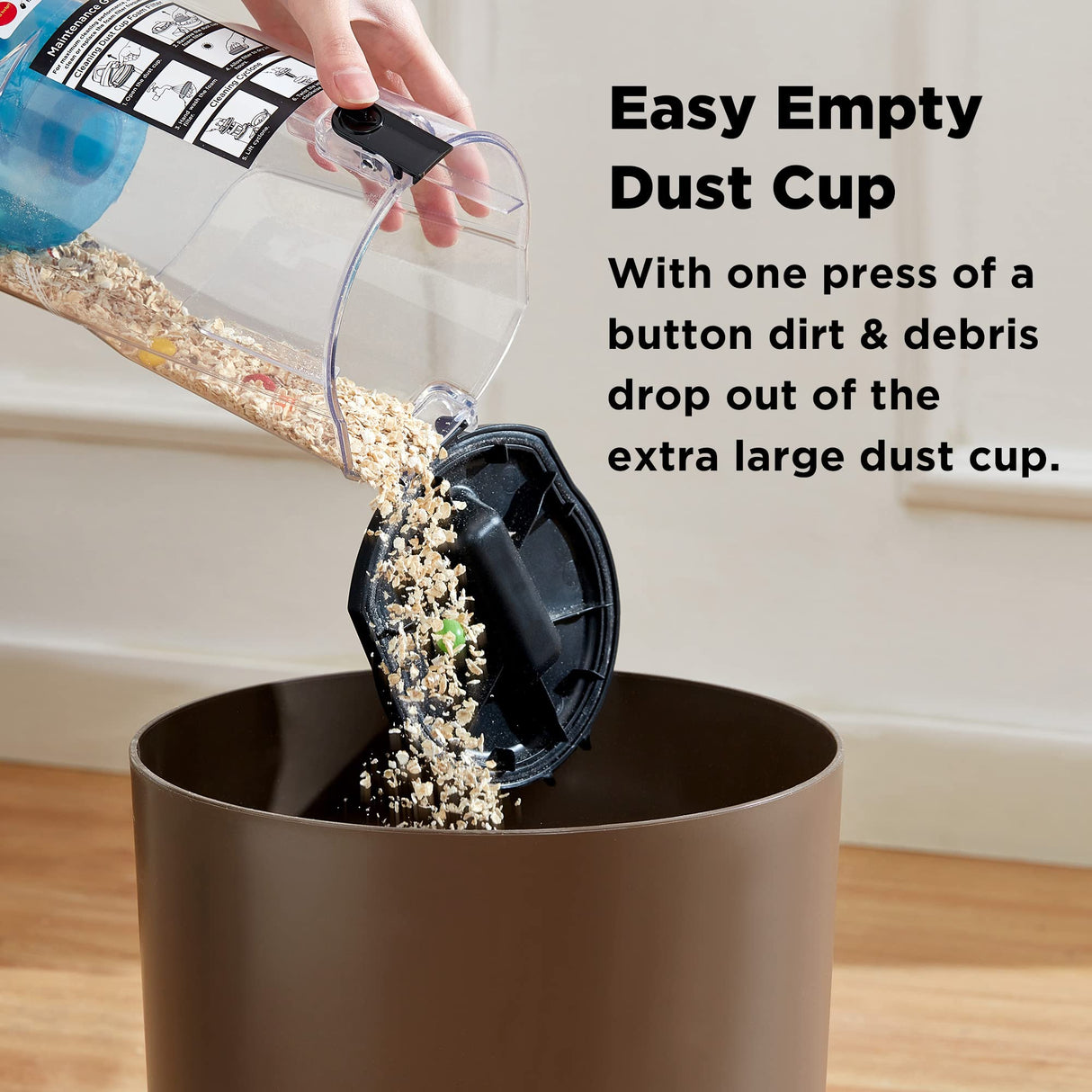 Eureka NEU10AE5 Powerful Bagless Upright Vacuum Cleaner Carpet and Floor, AirSpeed Ultra-Lightweight Vacuum Cleaner, w/ Replacement Filter, Blue Eureka