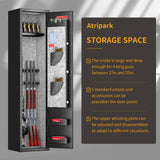 INTERGREAT 4-8 Large Rifle Gun Safe, Long Gun safes for Home and Pistols, Quick Access Rifle Gun Cabinet with Multifunction Lock for Home, Quick Access, Heavy Duty, Pockets INTERGREAT