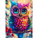 NAIMOER Owl Diamond Painting Kits for Adults, DIY 5D Diamond Painting Animals, Full Drill Bird Diamond Art Kits Perfect for Relaxation and Home Wall Decor 30x40cm NAIMOER