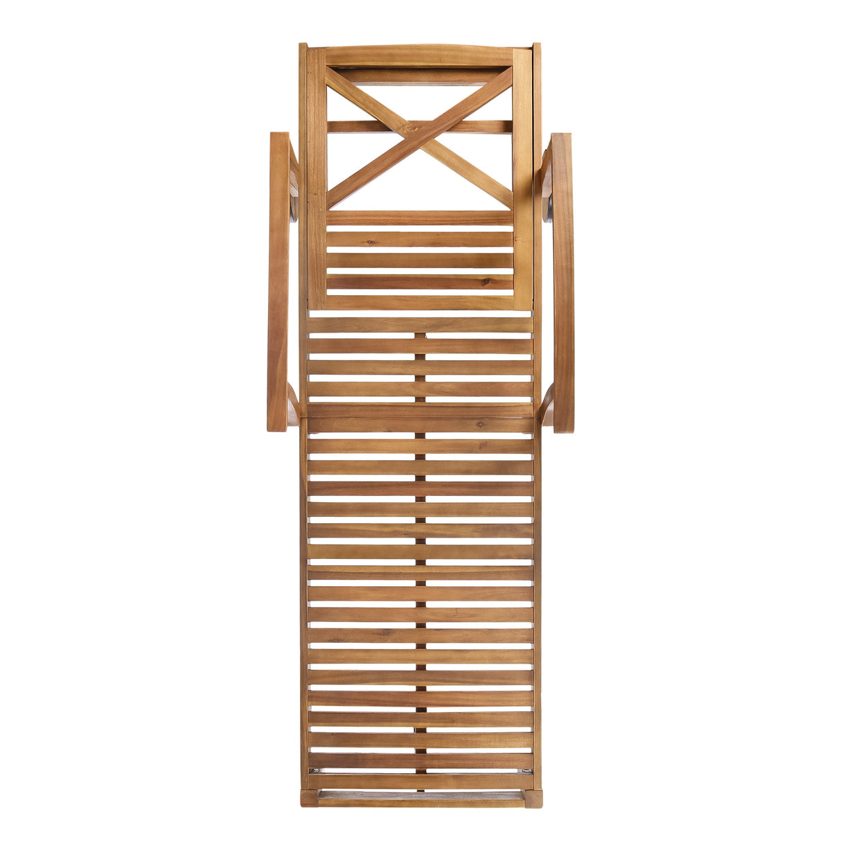 Christopher Knight Home Perla Outdoor Acacia Wood Chaise Lounge, Teak Finish Christopher Knight Home