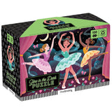 Mudpuppy Moonlight Ballet – 100 Piece Glow in The Dark Puzzle with Magical Scene of Iconic Swan Lake Ballet and Hidden Puzzle Details in The Dark for Children Ages 5 and Up Mudpuppy