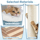 Yaheetech Cat Tree, 72.5inch Ocean-Themed Cat Tree Tower, Multi-Level Large Cat Tree for Indoor Cats with Shark's Mouth Bed & 2 Big Condos & 2 Wide Perches & Funny Toys, Blue & White Yaheetech