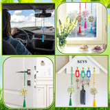 JenPen Diamond Painting Car Ornaments Diamond Art Kit for Adult Double Sided Painting Hanging Ornament Garden Decoration Crystal Gem Paint DIY Kit JenPen