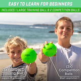 GoSports Slammo Game Set (Includes 3 Balls, Carrying Case and Rules) - Outdoor Lawn, Beach & Tailgating Roundnet Game for Kids, Teens & Adults GoSports