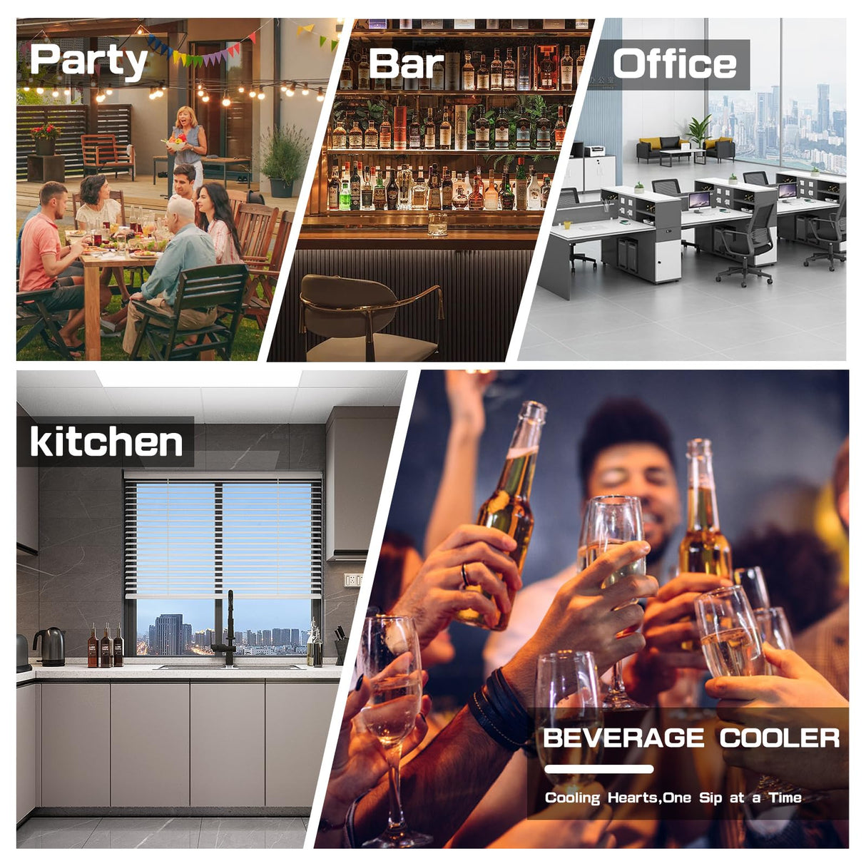 DOGHLY 1.7 Cu.ft Beverage Refrigerator Cooler, 72 Can Mini Fridge with Glass Door, and Temperature controllable switch for Soda, Beer or Wine For Office or Bar with Adjustable Removable Shelves DOGHLY