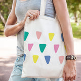 Joyclub 20 Pack Sublimation Tote Bags Blanks Polyester Canvas Tote Bags Reusable Grocery Bags to Decorate Painting Crafting Sublimation DIY For Gift Joyclub