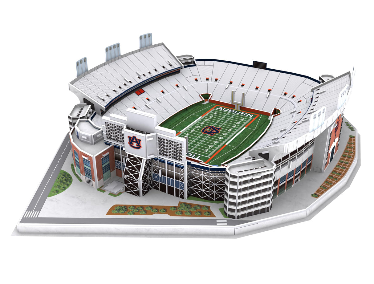 Pro Lion 3D Jigsaw Puzzle of Jordan-Hare Stadium - 82 Pieces | 2 Hour Build Time | Home of Auburn Tigers | NCAA College Football Gifts for Boys, Men & Kids Aged 8 & Up | Games for Tiger Fans Pro-Lion