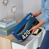Brother Genuine TN420 Mono Laser Toner Cartridge, Black Brother