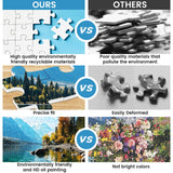 VOLUVOLU 500 Piece Puzzle for Adults, Jigsaw Puzzle,Glacier Park Jigsaw Puzzles 500 Pieces Birthday Party for Family Kids and Adults Funny Puzzle for Adults VOLUVOLU