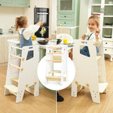 GroowingMind Toddler Tower - Adjustable Montessori Multi-Use Toddler Kitchen Stool, Safe Toddler Tower, Essential Toddler Game Changer- Perfect Toddler Chair GroowingMind