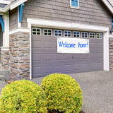 Large Banners and Signs Blank Banner Polyester Oxford Cloth Sublimation Banner with Hanging Rope for Indoor Wall Outdoor Easy Hang Signs DIY Banner Signs for Business Office (White,2 x 4 Feet) Zonon