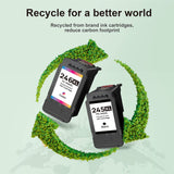 245XL 246XL Combo Pack Compatible for Canon Ink Cartridges 245 and 246 246XL 245XL Ink Cartridges for Canon Printers Pixma TR4520 TS202 TS302 TS3320 MG2522 MG2525 MX490 MX492 IP2820, 1 Black, 1 Color VOREDO