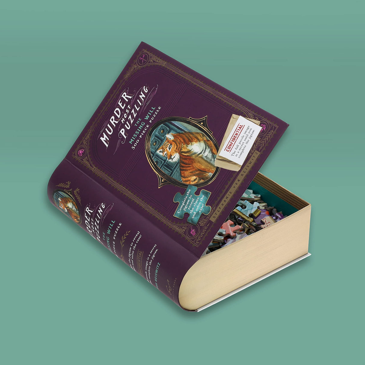 Murder Most Puzzling: The Missing Will 500-Piece Puzzle Chronicle Books