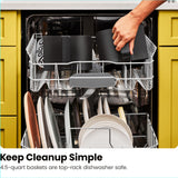 Chefman TurboFry Touch Dual Air Fryer, Maximize The Healthiest Meals With Double Basket Capacity, One-Touch Digital Controls And Shake Reminder For The Perfect Crispy And Low-Calorie Finish Chefman