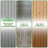 ZYJOYY 6x4 FT Resin Storage Shed,Lockable Door, and Vents for Garden, Backyard, Patio, Lawn,Grey Black ZYJOYY