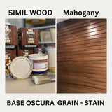 Venier Wood Like Paint Garage Doors (Mahogany) - Wood Look Paint - Furniture Cabinets Metal - Interior Exterior Paint - Liquid Wood (50,76 fl. oz) Venier