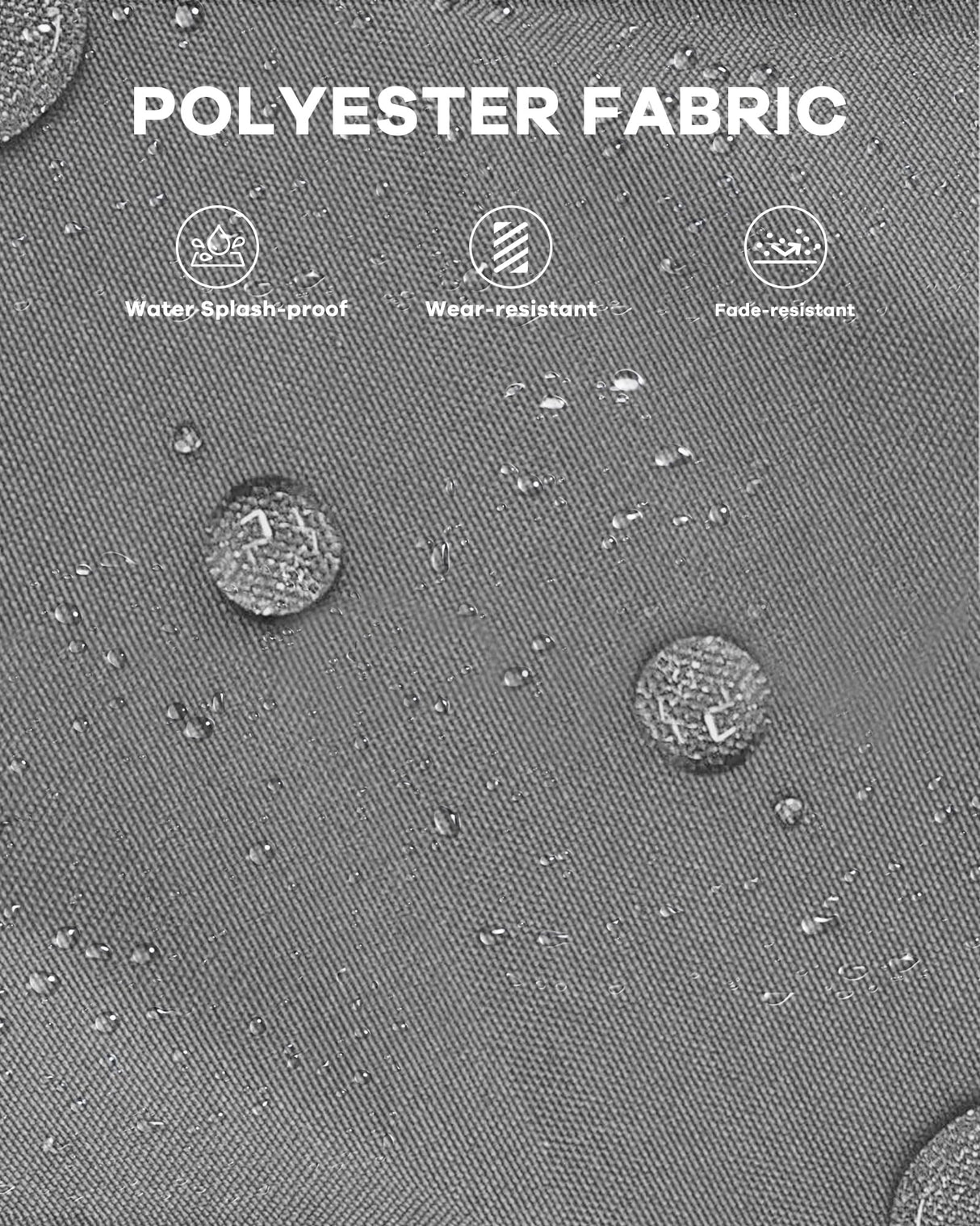 Aluminum Patio Furniture Set 7 Seats, 5 PCS Outdoor Sectional Conversation Set with 4" Wide Armrest, Backyard Sectional Sofa Set with Coffee Table & Thick Cushions, Grey GAOMON