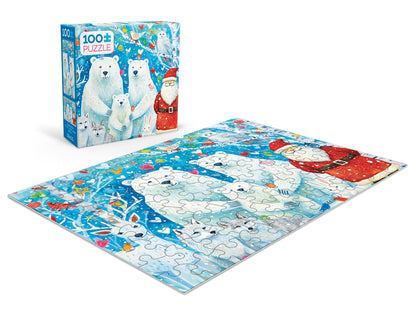 Ceaco - Holiday - Polar Portrait - 100 Piece Jigsaw Puzzle