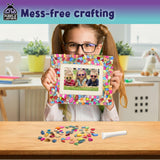 PURPLE LADYBUG DIY Mosaic Photo Frame Craft Kit - Summer Activities for Kids & Teens, Arts & Crafts for Girls 8-12, Birthday Gift for Girls, Fun Craft for Kids Ages 6-12 PURPLE LADYBUG