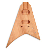 BexGears DIY SFV Electric Guitar Kits for V Electric Guitar Mahogany body Mahogany neck & composite ebony fingerboard You Build The Guitar BexGears