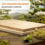 Afuly Floating Nightstand with Charging Station, Modern Night Stand with Drawer Wall Mounted Bedside End Table, Solid Wood Nightstand Side Table Shelf for Bedroom Natural Wooden Decor Afuly