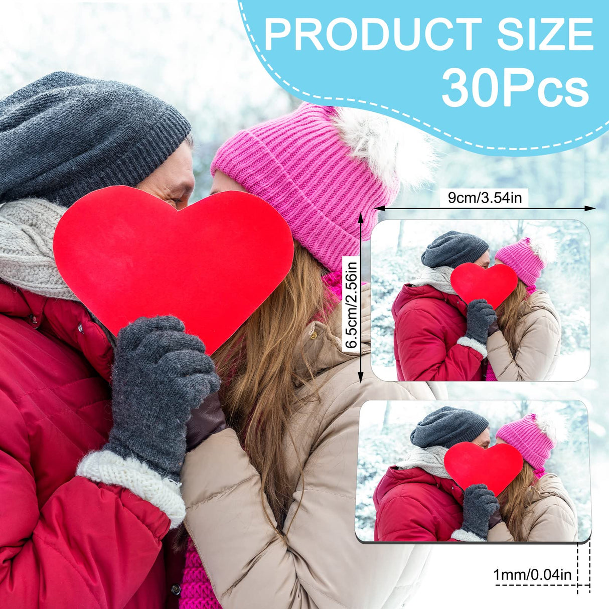 30 Pcs Sublimation Magnets Blanks Car 3.5 x 2.5 Inch Sublimation Blank Magnets Bulks DIY Decorative Magnets for Home Kitchen Fridge Refrigerator Microwave Oven Wall Door Decoration Office Calendar Youyole