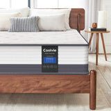 Coolvie 10 Inch Twin Mattress, Twin Size Hybrid Mattress Built in Pocketed Coils and Gel Memory Foam Layer, Low Motion Transfer & Breathable Twin Mattress in A Box Coolvie