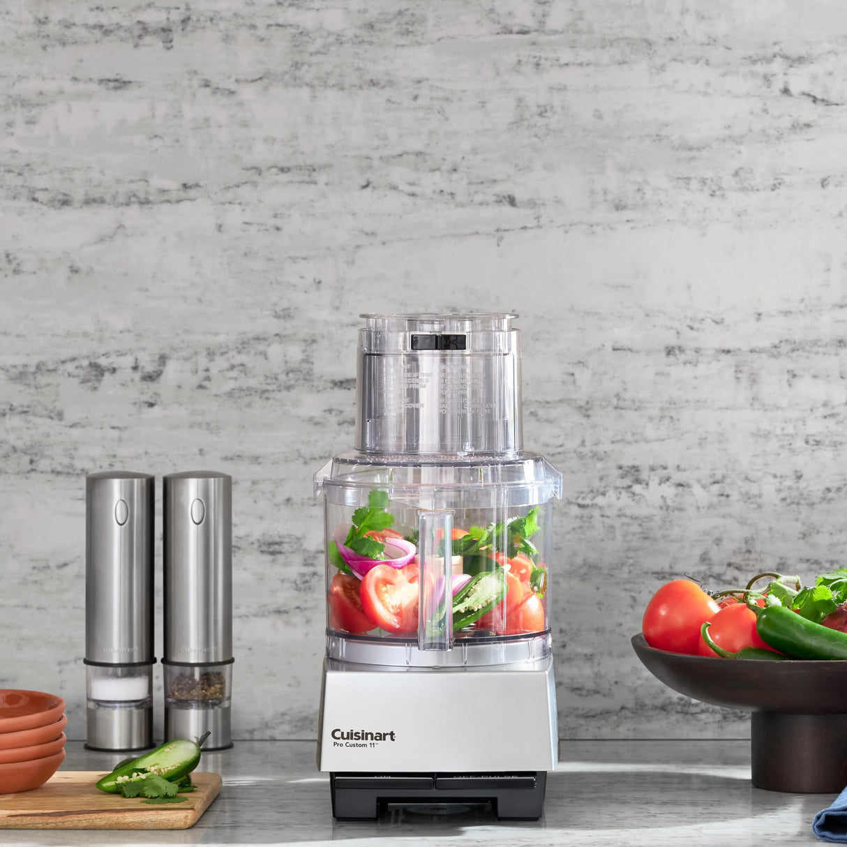 Cuisinart Food Processor, Pro Custom 11 Cup, Brushed Chrome, DLC-8SBCYP1 Cuisinart