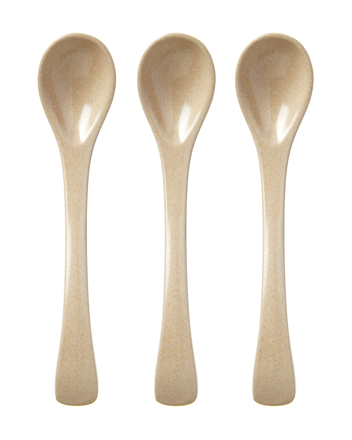 Nuby Rice Husk 3 Piece Spoon Set - Eco-Friendly Set - 100% Compostable and Biodegradable - 6+ Months Nuby