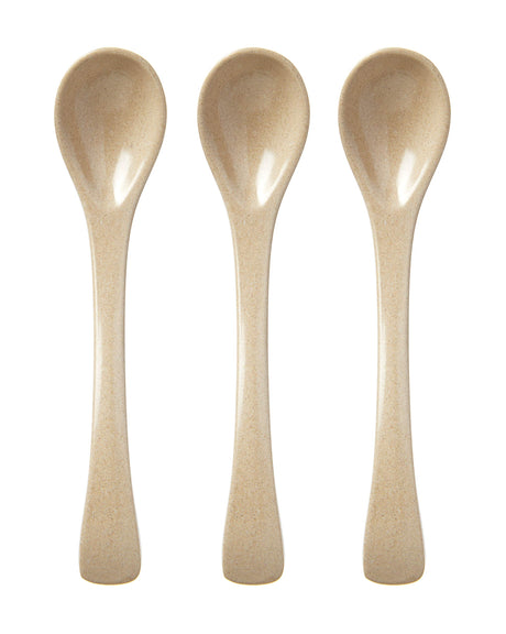 Nuby Rice Husk 3 Piece Spoon Set - Eco-Friendly Set - 100% Compostable and Biodegradable - 6+ Months Nuby